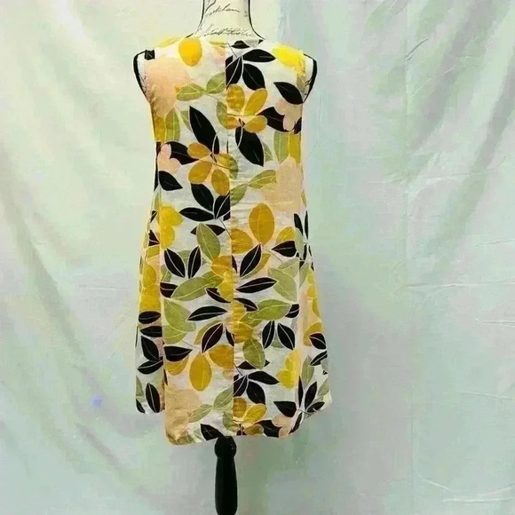 Rachel Zoe Linen Floral Dress Sleeveless Size Small - Picture 6 of 11